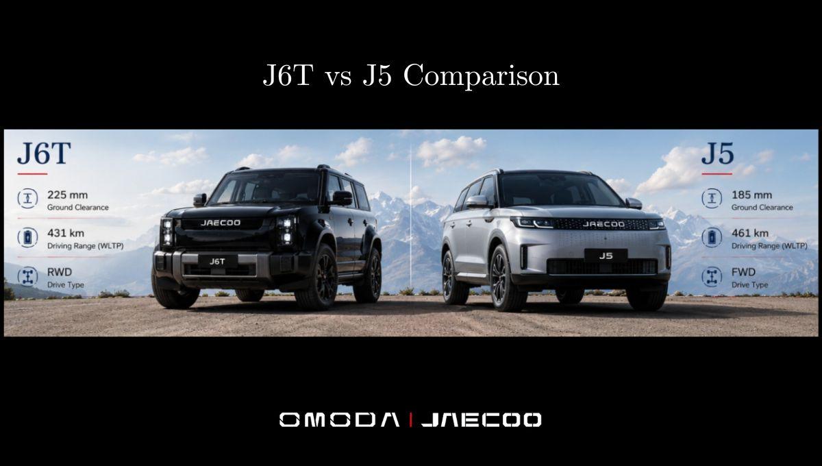 Jaecoo J6T vs J5: Which One Fits Your Driving? 